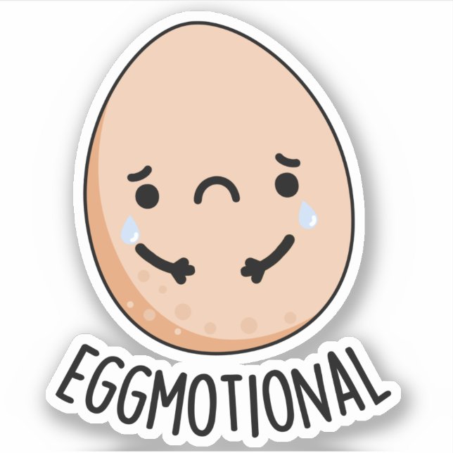 Eggmotional Funny Emotional Egg Pun  (Front)