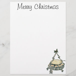 Eggnog in a Vintage Christmas Tree Punch Bowl