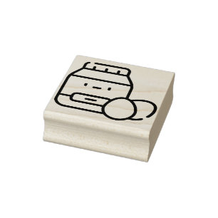 eggnog rubber stamp