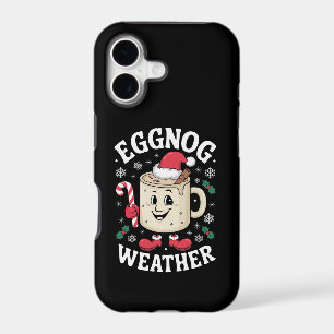 Eggnog Weather Christmas Retro Christmas