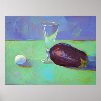Eggplant and Egg Poster