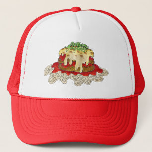 Eggplant Aubgergine Parm Parmesan Italian Food Trucker Hat