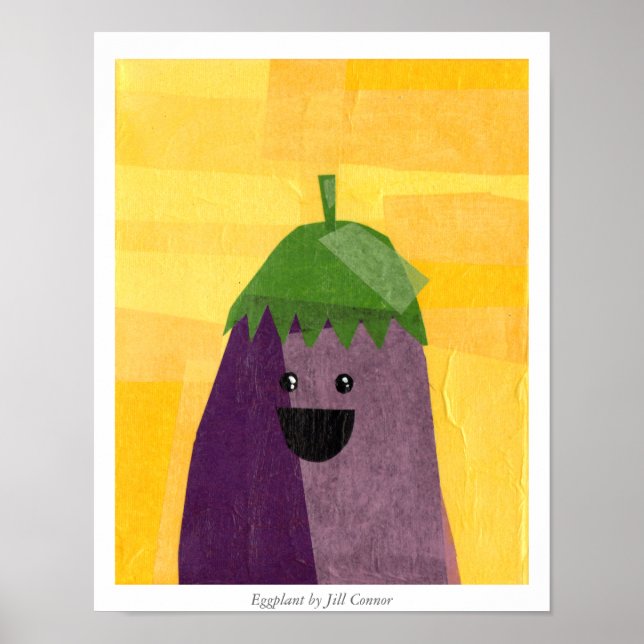 Eggplant by Jill Connor Poster (Front)