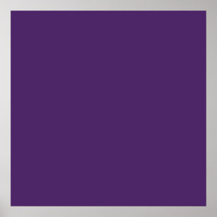 Eggplant Colour Poster