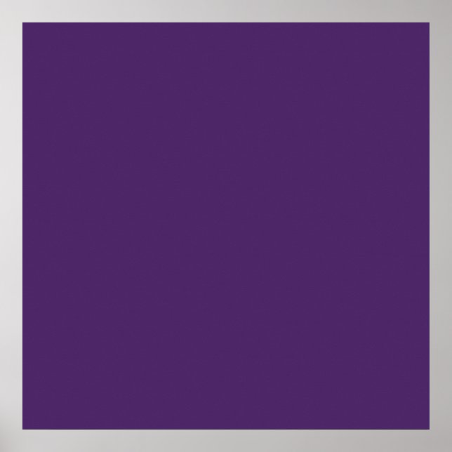 Eggplant Colour Poster (Front)