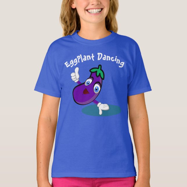 eggplant dancing T-Shirt (Front)