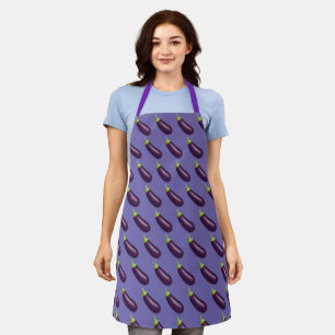 Eggplant Emoji Apron