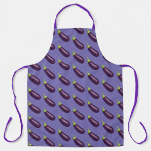 Eggplant Emoji Apron