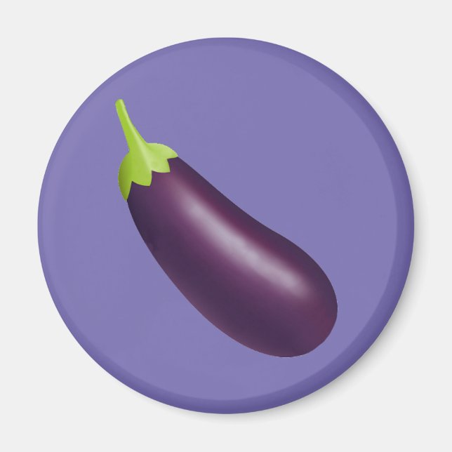 Eggplant Emoji Magnet (Front)