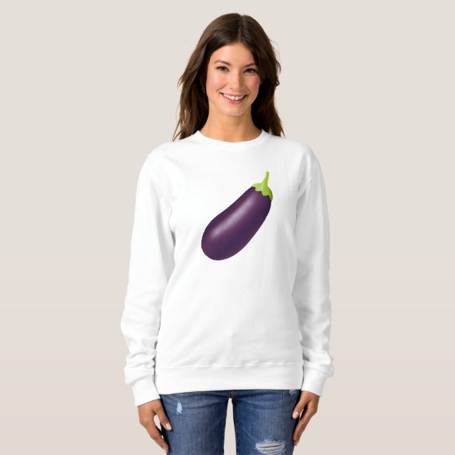 Eggplant Emoji Sweatshirt (Front Full)