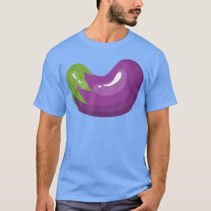 Eggplant Is Life Fun Graphic Vegetable  T-Shirt
