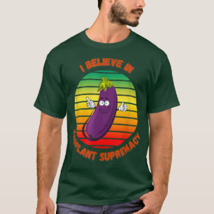 Eggplant Love for Vegetarians Vegans T-Shirt