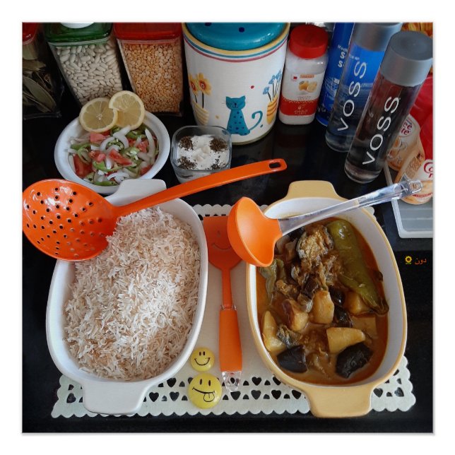 EGGPLANT MARAG & RICE POSTER (Front)