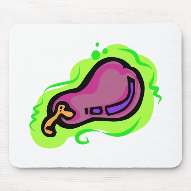 Eggplant Mouse Mat (Front)