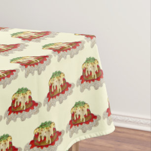 Eggplant Parm Parmesan Italian Restaurant Food Tablecloth