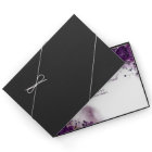 Eggplant Purple Floral Wedding