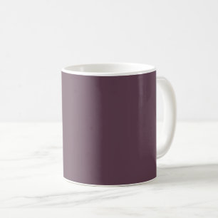 Eggplant Solid Colour Coffee Mug