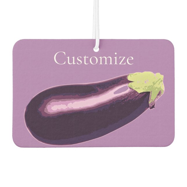 Eggplant Thunder_Cove  Car Air Freshener (Front)