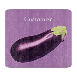 Eggplant Thunder_Cove  Cutting Board