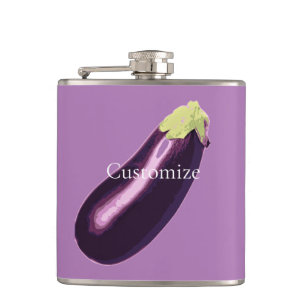 Eggplant Thunder_Cove Hip Flask