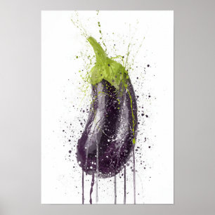 Eggplant Vegetable Poster