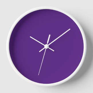Eggplant Wall Clock