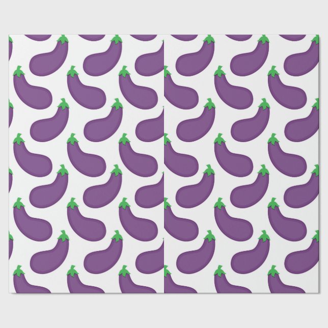 Eggplant Wrapping Paper (Seam)