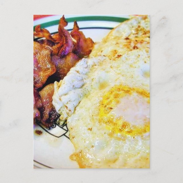 Eggs Bacon Breakfast Postcard (Front)