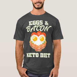 Eggs & Bacon keto diet, pig bacon vintage Premium T-Shirt