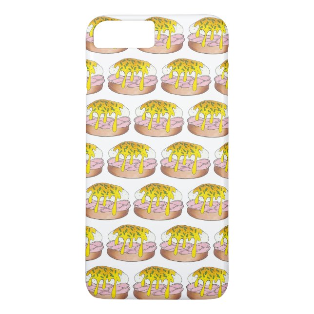 Eggs Benedict Breakfast Diner Food Foodie Ham Case-Mate iPhone Case (Back)