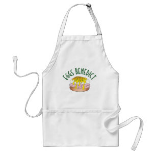 Eggs Benedict Breakfast Diner Food Foodie Ham Standard Apron