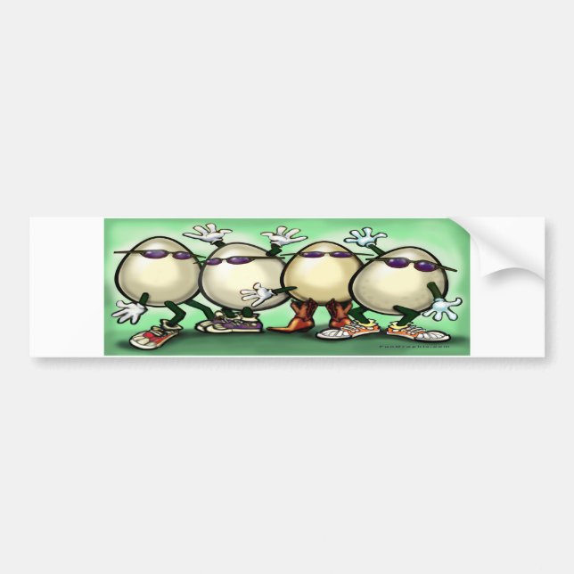 Eggs Bumper Sticker (Front)