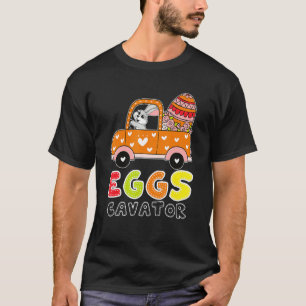 Eggs Cavator Egg Hunter Kids Toddler Girl Boy East T-Shirt