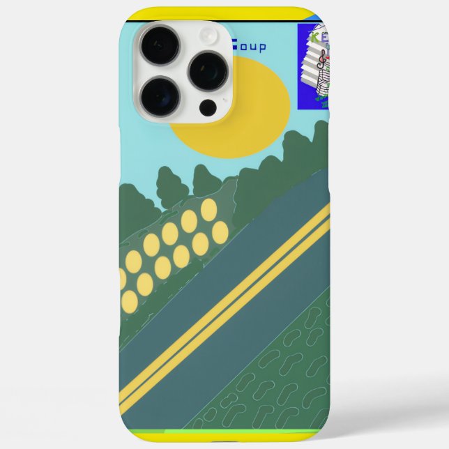 Eggs Crossing the Road Case-Mate iPhone Case (Back)