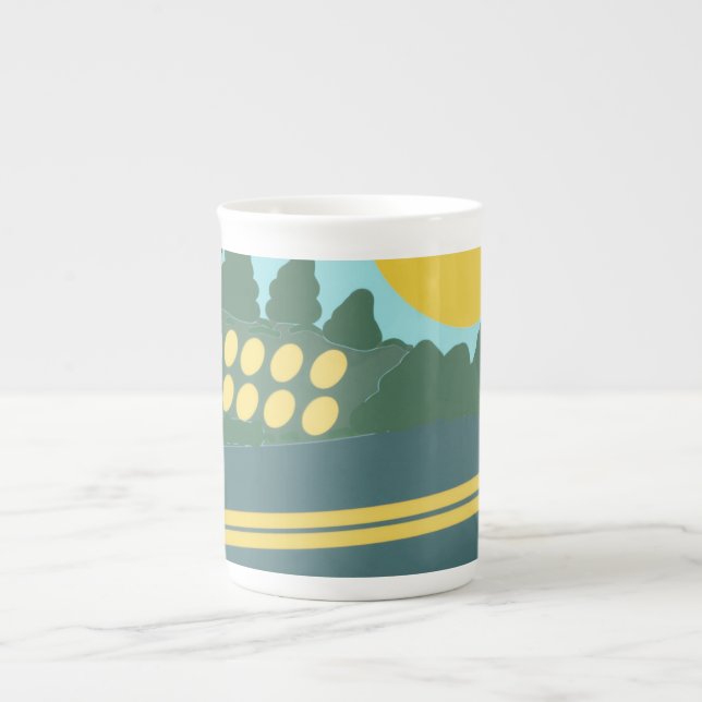 Eggs Crossing the Road Paper cup (Front)