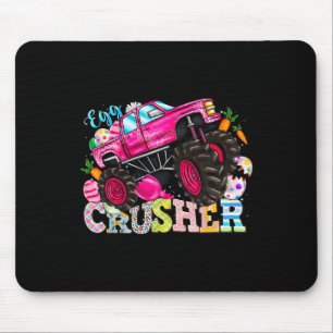Eggs Crusher Easter Day Monster Truck Kids Spring Mouse Mat