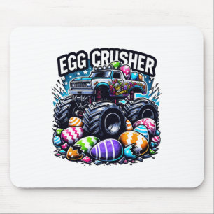 Eggs Crusher Easter Day Monster Truck Kids Toddler Mouse Mat