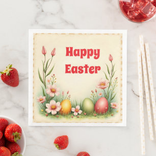 Eggs Easter Vintage Popular Collection Napkin