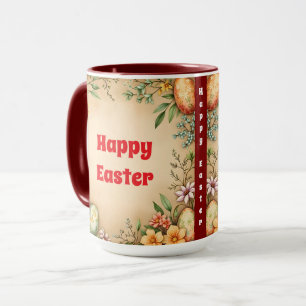 Eggs Easter Vintage Trendy Collection Mug