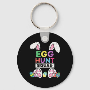 Eggs Hunt Squad Shirt Hunting Season Funny Easter Key Ring