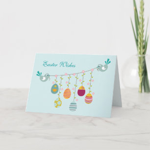 Eggs Mobile Easter Greeting Card