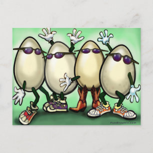 Eggs Postcard