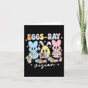 Eggs Ray Vision Happy Easter Day Xray Technician R Card