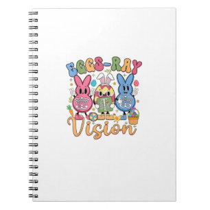 Eggs Ray Vision Happy Easter Day Xray Technician R Notebook