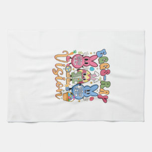 Eggs Ray Vision Happy Easter Day Xray Technician R Tea Towel
