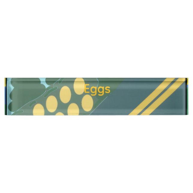 Eggs Travelling Nameplate (Front)