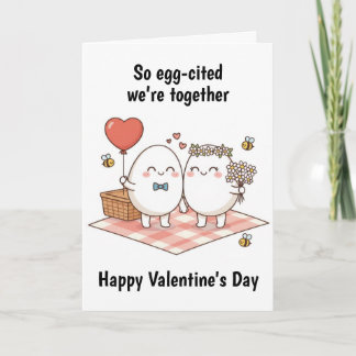 Eggs Valentine's Day Card