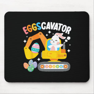 Eggscavator Easter Egg Hunt Construction Truck Tod Mouse Mat