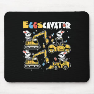 Eggscavator Easter Egg Hunt Construction Trucks To Mouse Mat