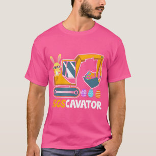 Eggscavator Eggs Cavator Toddlers Cute Easter Egg T-Shirt